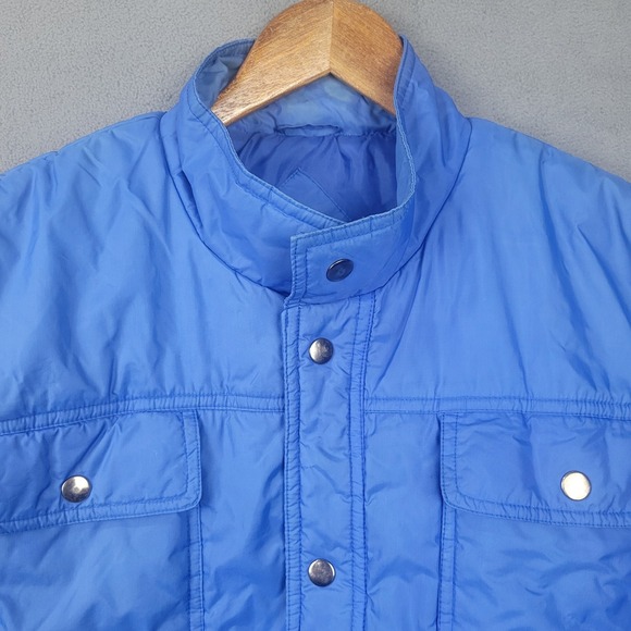 Shipton Sports Puffer Vest Mens XL Nylon Utility Outdoor Multi Pocket‎ 80s - Picture 2 of 12